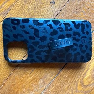 Loopy Case for iPhone 12/12 Pro (6.1" Screen) - Midnight Leopard - Like NEW
